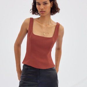 Aritzia Wilfred Buenos Camisole- Cider Gold Size 6